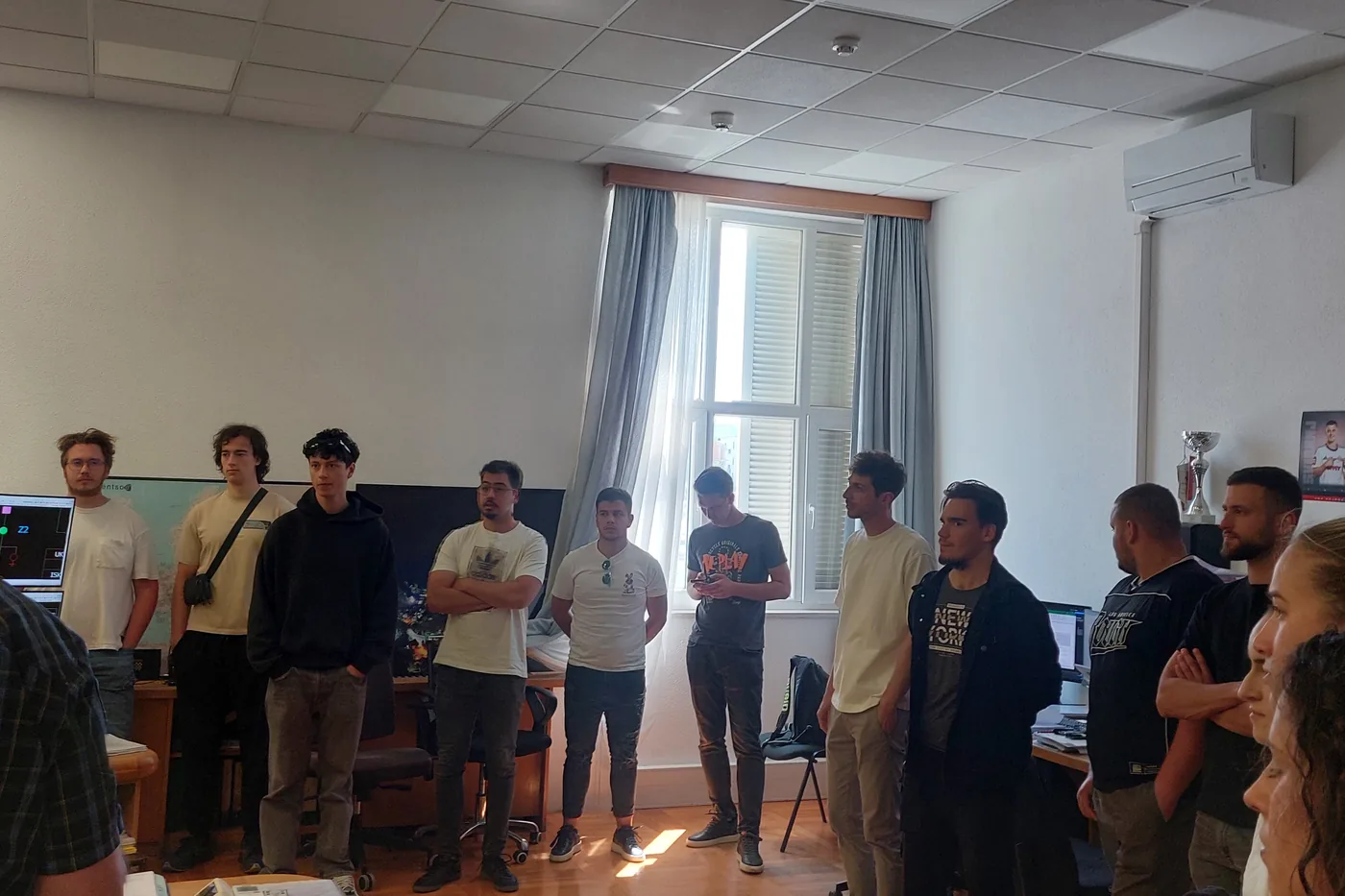 Terenska nastava studenata elektrotehnike u Dispečerskom centru Vrboran