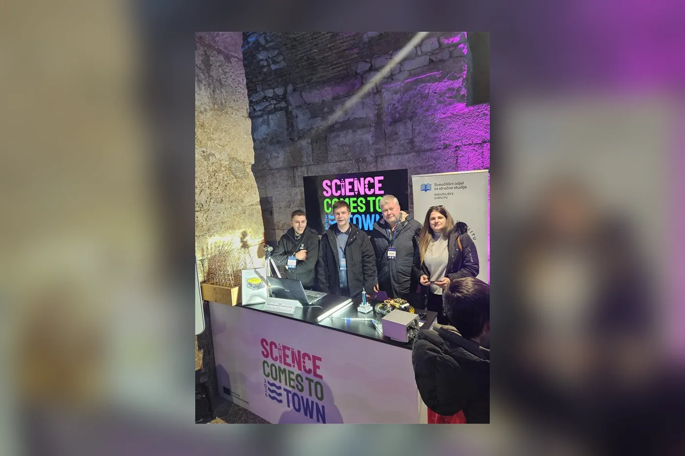 Science Comes to Town — zajednička organizacija UTT-a, Odsjeka za elektrotehniku i Alumni AXIS Split
